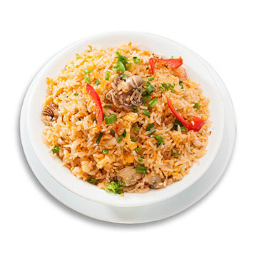 117. Spicy seafood rice