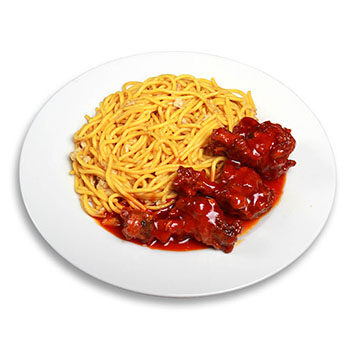 166. NOODLES AND CHICKEN WINGS