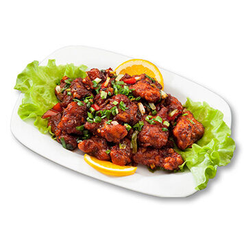 2. CRISPY CHICKEN WITH CHILLI AND SELLER